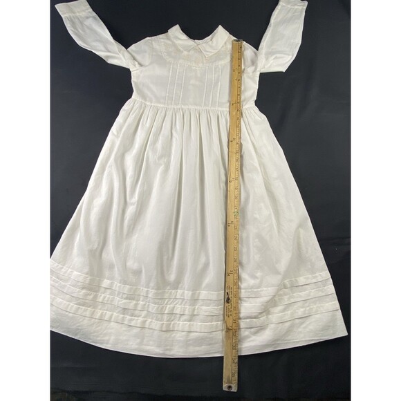 Bonpoint Girl’s Cotton White Pin Tuck Classic Embroidered Dress Size 8 NWT - Picture 9 of 16